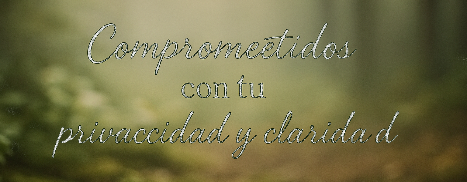 Imagen de un bosque iluminado con una pluma sobre madera, acompañada de una frase inspiradora.